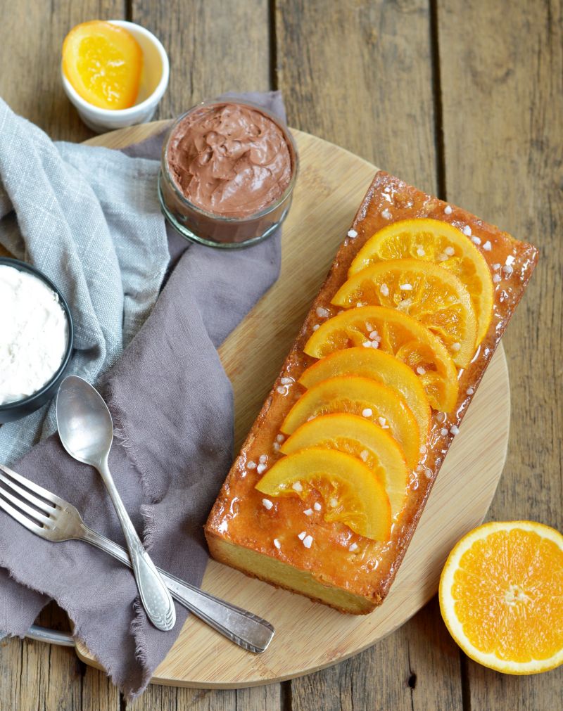 recette du cake à l'orange ultra fondant