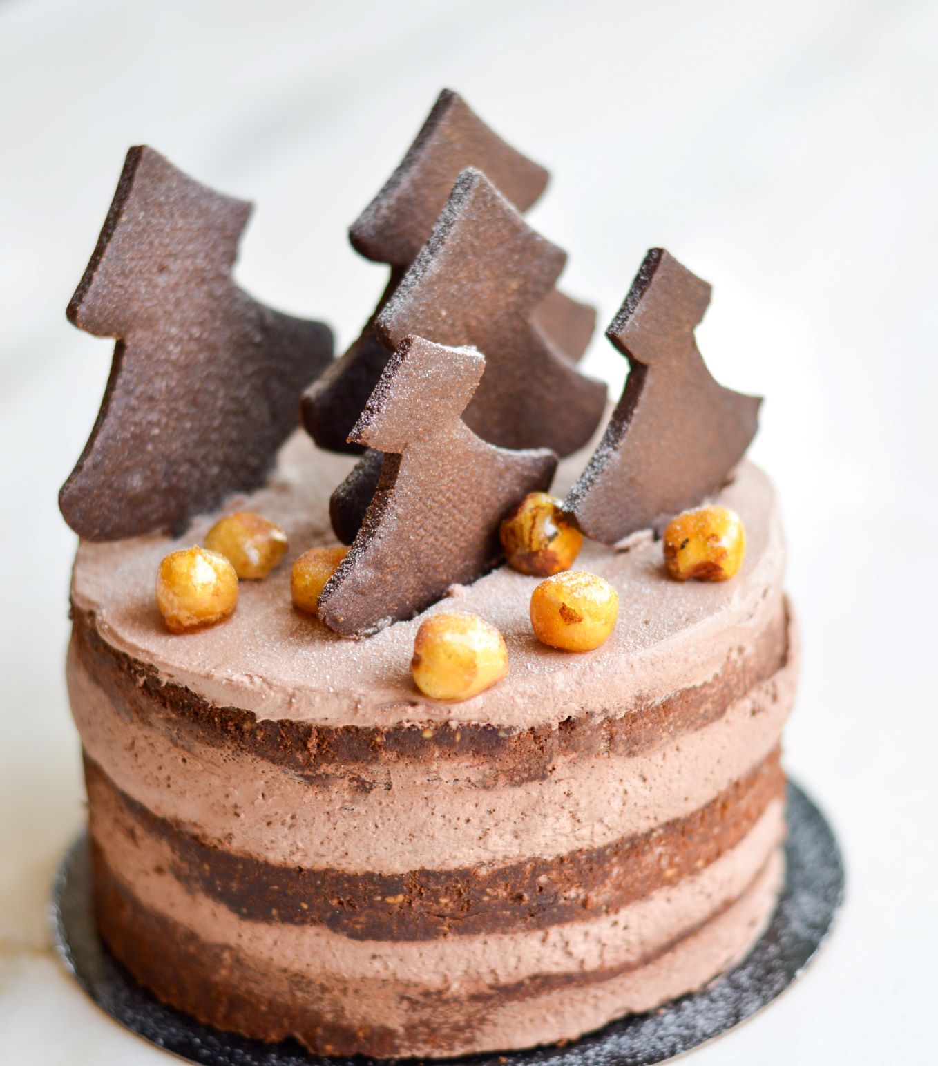 La Forêt de Noël (Layer cake chocolat) – Christmas cake